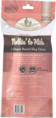 Show full view: Fieldcrest Farms Nothin' To Hide Small Roll 5-inch Salmon Flavor Dog Chews, 2 count slide 3 of 5
