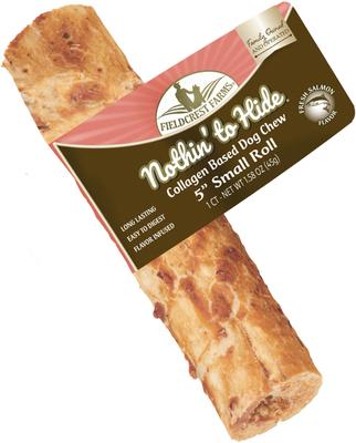 Show full view: Fieldcrest Farms Nothin' To Hide Small Roll 5-inch Salmon Flavor Dog Chew, 1 count slide 3 of 6