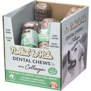 Fieldcrest Farms Nothin' to Hide Dental Wave 7-inch Beef Flavor Dog Chews
