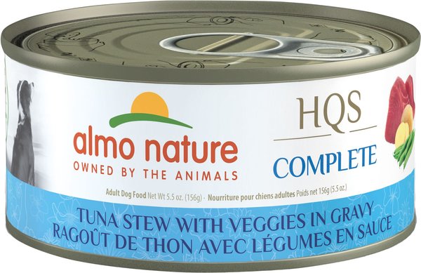 ALMO NATURE HQS Complete Tuna Stew Veggies Canned Dog Food 5.5 oz