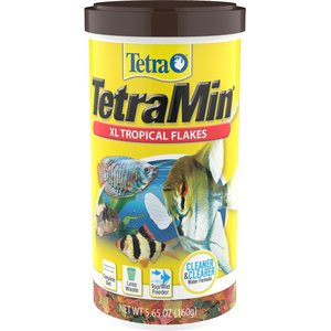 TetraMin XL Tropical Flakes Fish Food, 5.65-oz jar