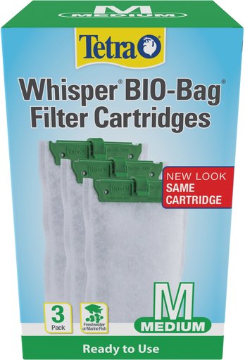 Tetra Whisper Bio-Bags Medium Filter Cartridge, 3 count