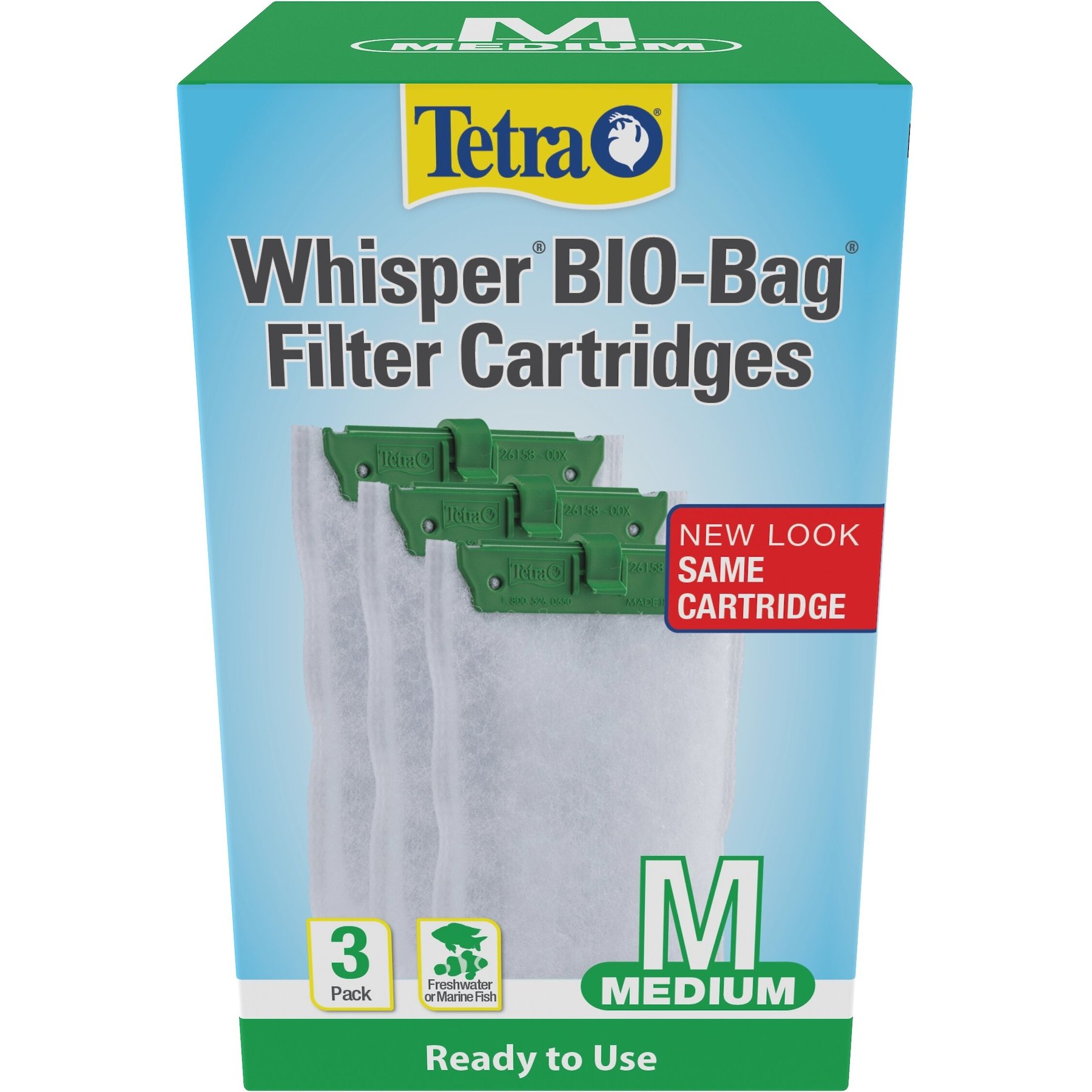 TETRA Whisper Bio-Bags Medium Filter Cartridge, 3 count 