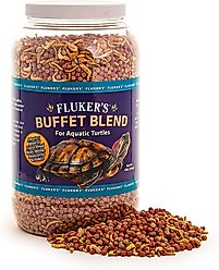 Fluker's Buffet Blend Aquatic Turtle Food, 4-lb jar slide 1 of 4