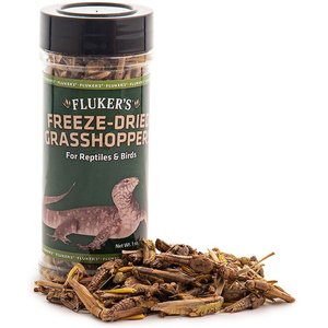 Fluker's Freeze-Dried Grasshoppers Reptile Treats, 1-oz jar