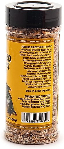 Fluker's Freeze-Dried Mealworm Treats, 1.7-oz jar
