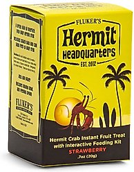 Fluker's Interactive Powder Strawberry Instant Fruit Hermit Crab Food, .7-oz