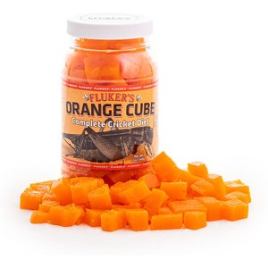 Fluker's Orange Cube Complete Cricket Diet Reptile Supplement, 12-oz jar