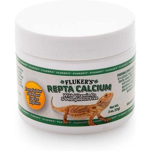 Fluker's Calcium with Vitamin D3 Indoor Reptile Supplement, 2-oz jar