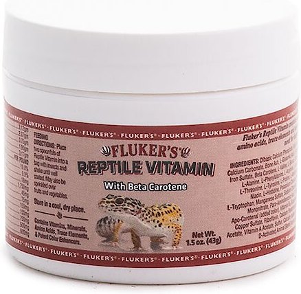 Fluker's Reptile Vitamin with Beta Carotene Reptile Supplement, 1.5-oz jar slide 1 of 4