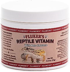 Fluker's Reptile Vitamin with Beta Carotene Reptile Supplement, 4-oz jar
