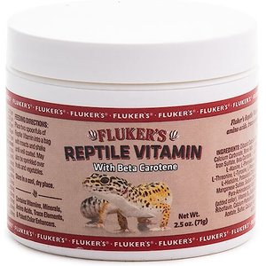 Fluker's Reptile Vitamin with Beta Carotene Reptile Supplement, 4-oz jar