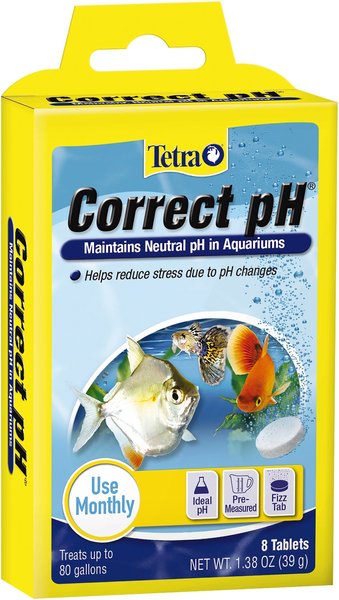 TETRA Correct pH  Freshwater Conditioner, 8 count 