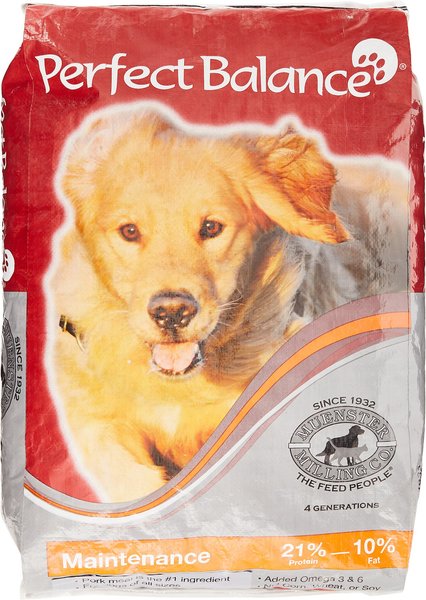 Muenster Perfect Balance Maintenance Pork Meal All Life Stages Dry Dog Food