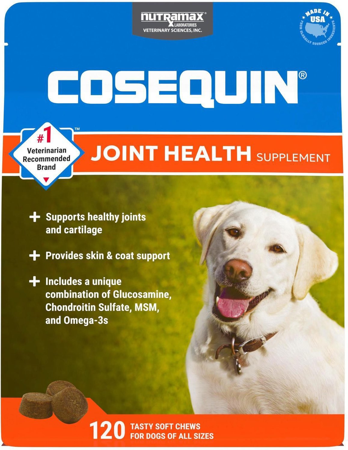 Nutramax Cosequin Max Strength Joint Health Supplement for Dogs