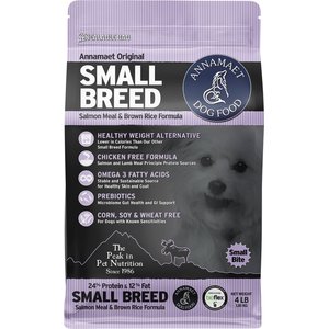 ANNAMAET Original Small Breed Salmon Formula Dry Dog Food 4 lb