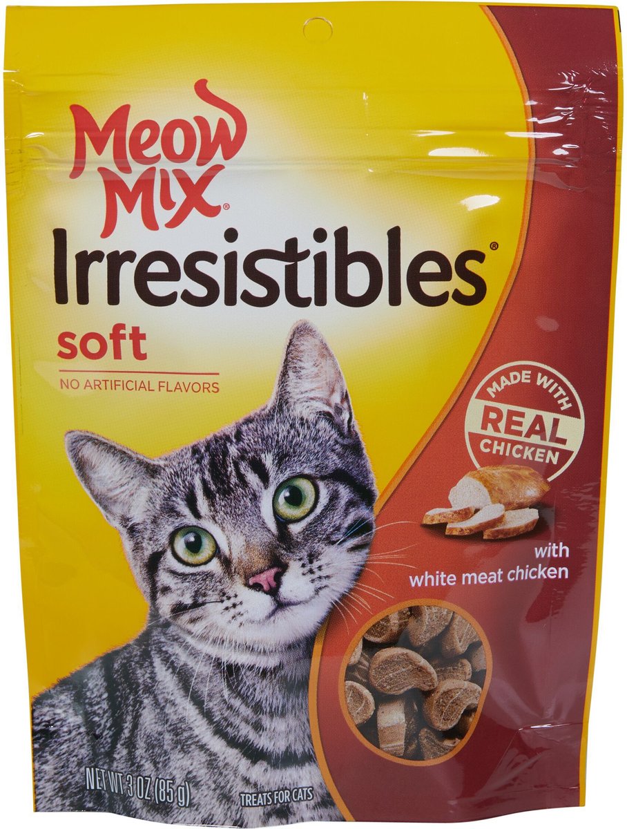 Meow mix hot sale irresistibles cat treats