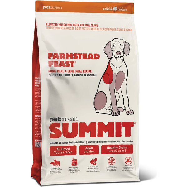 PETCUREAN SUMMIT Farmstead Feast Adult Dry Dog Food, 25-lb bag - Chewy.com