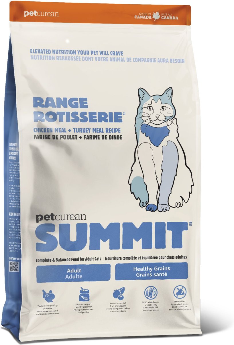 PETCUREAN SUMMIT Range Rotisserie Adult Dry Cat Food 3 lb bag