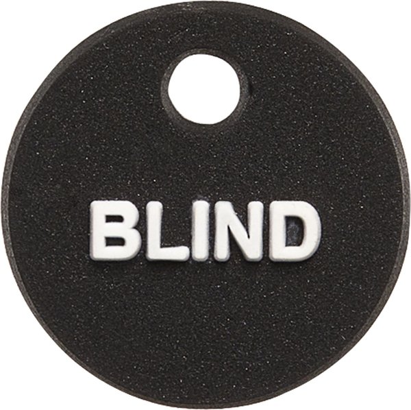 Trill Paws Blind MinI Charm Dog & Cat Collar, Black