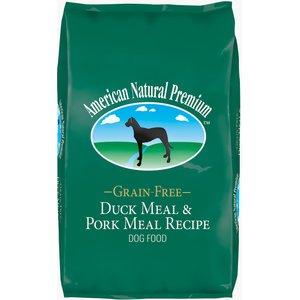 American Natural Premium Grain-Free Duck Meal & Pork Meal Recipe Dry Dog Food, 12-lb bag