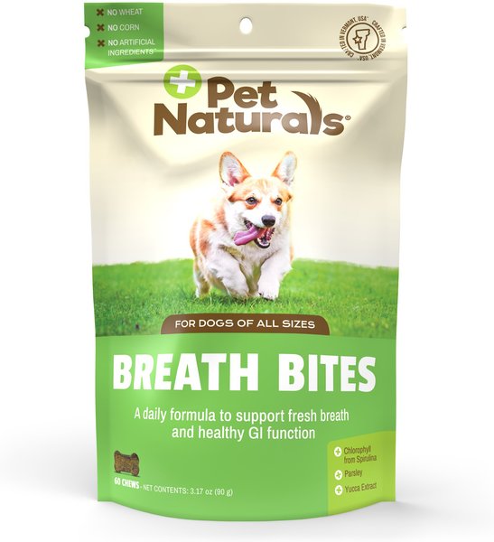 Pet Naturals Breath Bites Dog Chews, 60 count slide 1 of 2