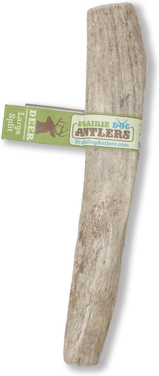 Prairie Dog Split Deer Antler Dog Chew, 7.5 - 8.5 inch