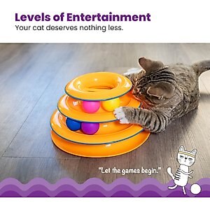 Catstages Tower of Tracks Cat Toy, 3 count