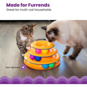 Catstages Tower of Tracks Cat Toy, 3 count