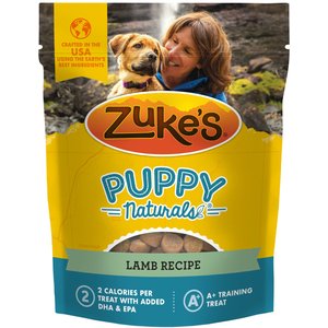 Zuke's Puppy Naturals Lamb & Chickpea Recipe Grain-Free Dog Treats, 5-oz bag