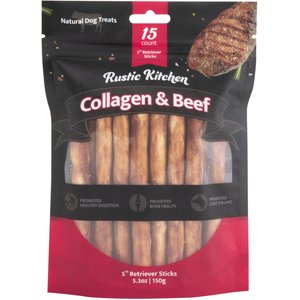 Out of Stock - RUSTIC KITCHEN Collagen Retriever Sticks Beef Flavored ...