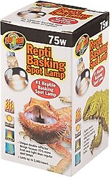 Zoo Med Repti Basking Reptile Spot Lamp, 75-watt