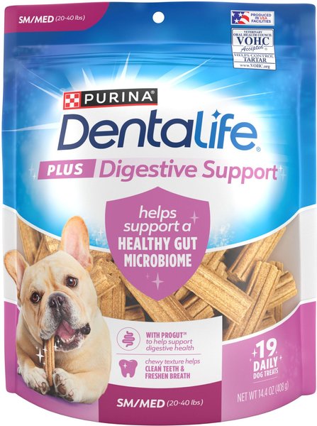 DentaLife Plus Digestive Support Chicken & Pumpkin Flavor Small/Medium Dental Dog Treats