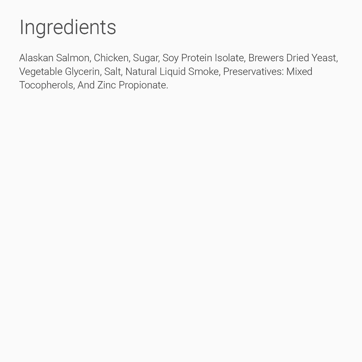 BLUE RIDGE NATURALS Alaskan Salmon Jerky Dog Treats, 6oz bag