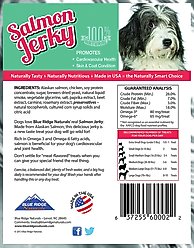 Blue Ridge Naturals Alaskan Salmon Jerky Dog Treats, 1-lb bag slide 2 of 5