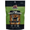 Redbarn Naturals Braided Bully Sticks 7" Dog Treats, 3 count