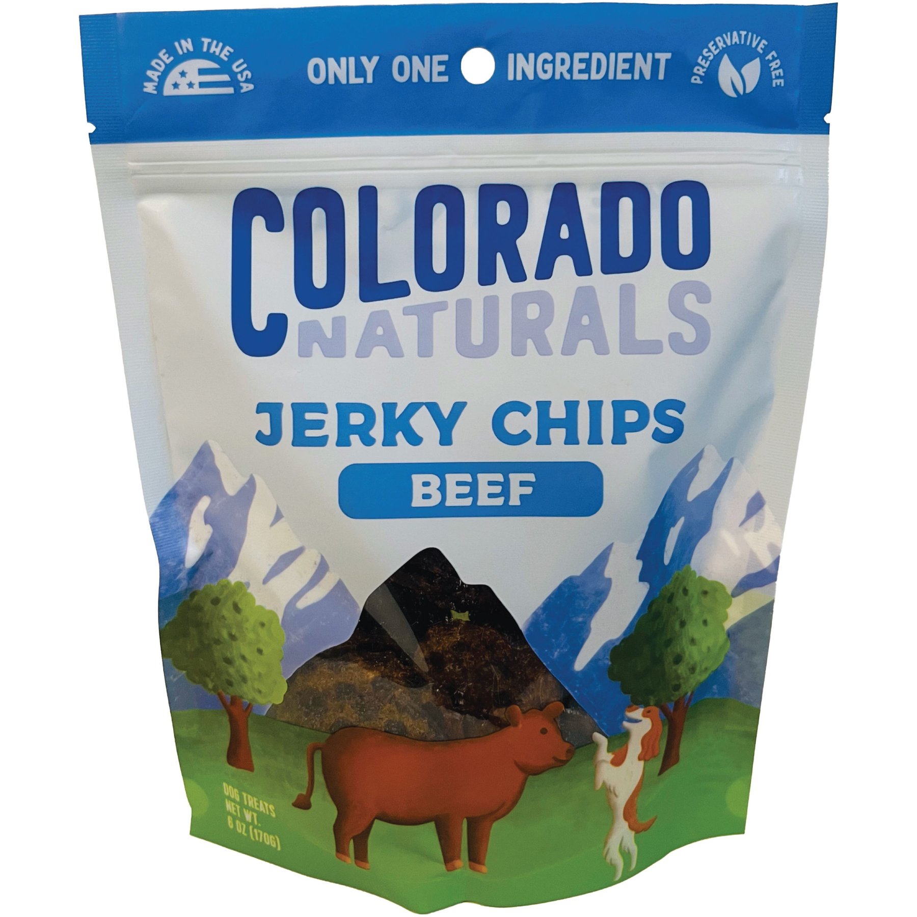 Colorado Naturals Lamb Jerky Dog Treats, 6-oz bag