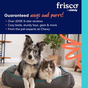 Frisco Steel-Framed Elevated Dog Bed, Brown, Large