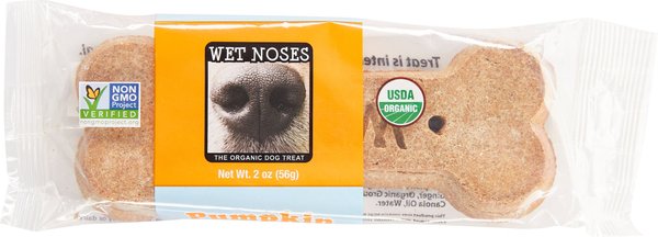 Wet Noses Pumpkin Big Bone Dog Treats, 2-oz bar slide 1 of 6