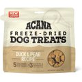 ACANA Singles Duck & Pear Formula Grain-Free Freeze-Dried Dog Treats, 1.25-oz bag