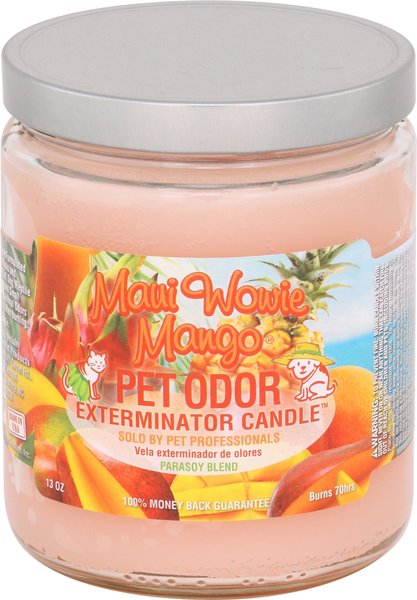 Pet Odor Exterminator Maui Wowie Mango Deodorizing Candle, 13-oz jar slide 1 of 3