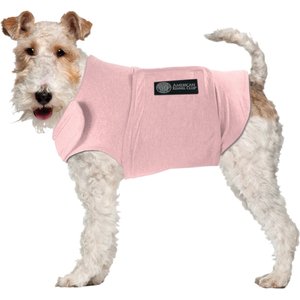 American Kennel Club AKC Anxiety Vest for Dogs, Pink, Medium