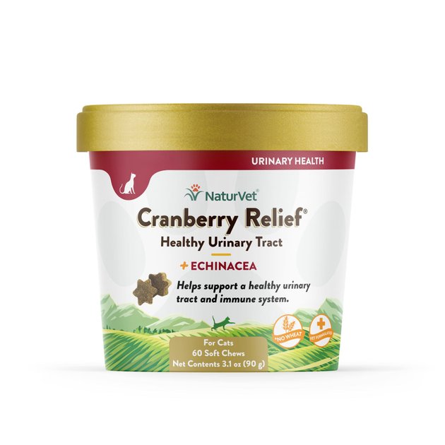 NaturVet Cranberry Relief Plus with Catnip Cat Soft Chews