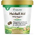 NaturVet Hairball Aid Plus Pumpkin Soft Chews Hairball Control Supplement for Cats, 100 count