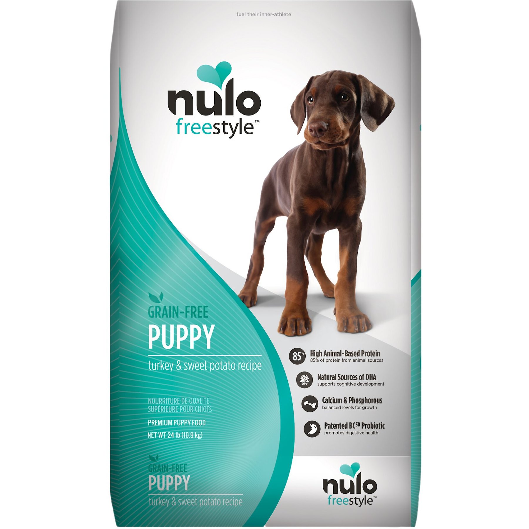 Nulo Freestyle Turkey Sweet Potato Grain Free Dry Puppy Food 26 lb Bag