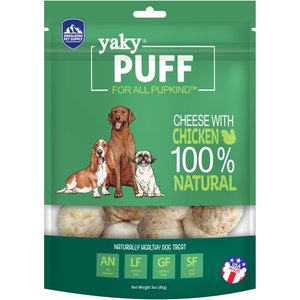Himalayan Pet Supply Grain-Free yakyPUFF Chicken Dog Treats, 2-oz bag