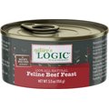 Nature's Logic Feline Beef Feast Grain-Free Canned Cat Food, 5.5-oz, case of 24