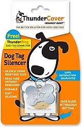 ThunderCover Dog Tag Silencer, Clear