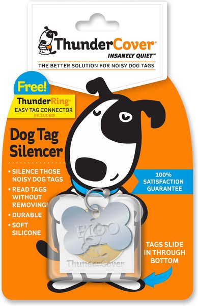 ThunderCover Dog Tag Silencer, Clear slide 1 of 5