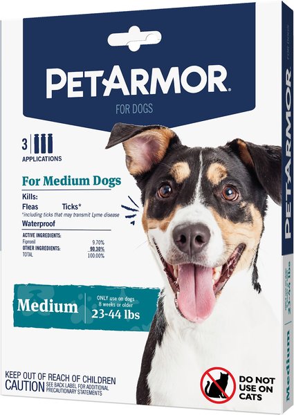 PetArmor Flea & Tick Spot Treatment for Dogs, 23-44 lbs, 3 Doses (3-mos. supply) slide 1 of 8